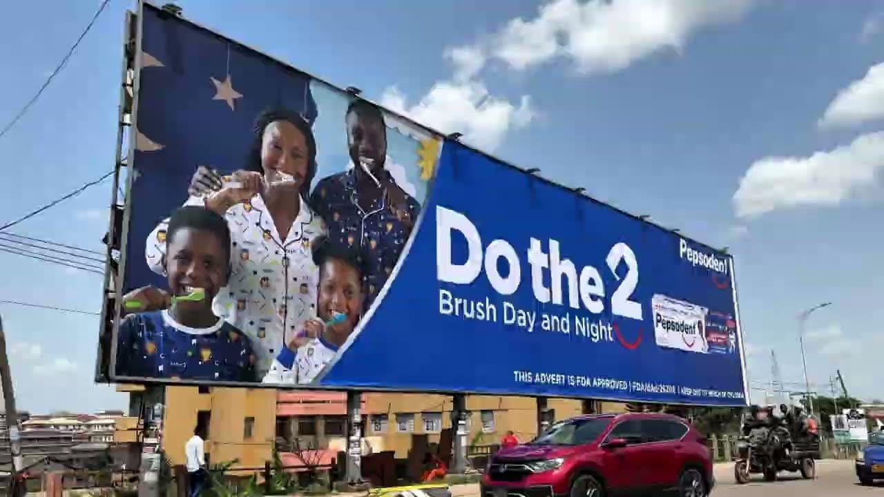 Billboard Flighting at Adum Cocobod
